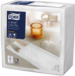 Pochette Tork LinStyle® 1-laags 60st duurzaam wit 509600