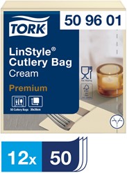Pochette Tork LinStyle® 1-laags 60st duurzaam creme 509601