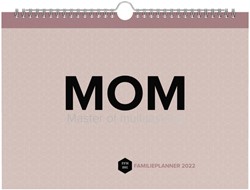 Familiekalender 2022 Mama Baas zacht roze