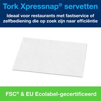 Servet Tork N4 Xpressnap Premium 1/2 vouw 2-laags 213x165mm 1000 vel wit 15850-2