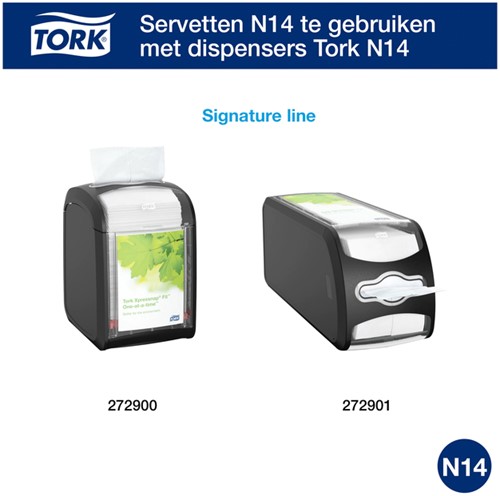 Servetten Tork Xpressnap Fit ® N14 2-laags naturel 12830-3