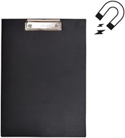 Klembord MAUL A4 staand + 2 magneten achterzijde PVC zwart-9