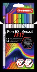 Brushstift STABILO ARTY Pen 68 etui à 12 kleuren