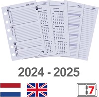 Organizer Kalpa Pocket inclusief agenda 2024-2025 7dagen/2pagina's grijs-1