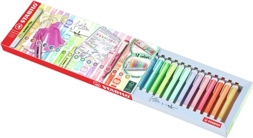 Markeerstift STABILO Swing cool 275/18  assorti deskset à 18 stuks-3