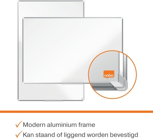 Whiteboard Nobo Premium Plus 60x90cm staal-7