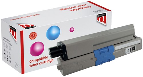 Tonercartridge Quantore alternatief tbv Oki 44973512 zwart