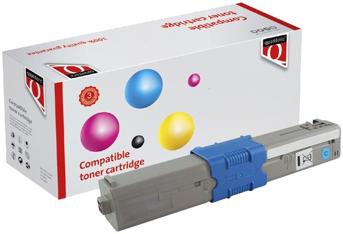 Tonercartridge Quantore alternatief tbv Oki 46507615 blauw