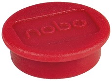Magneet Nobo 13mm 100gr rood 10 stuks