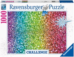 Puzzel Ravensburger Glitter challenge 1000 stukjes