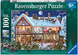 Puzzel Ravensburger Kerstmis thuis 100 stukjes