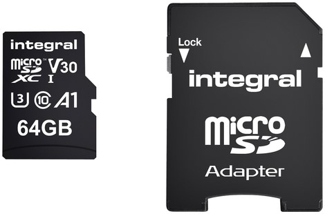 Geheugenkaart Integral microSDXC 64GB