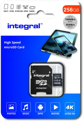 Geheugenkaart Integral microSDXC 256GB-2