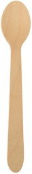 Koffielepel Papstar 110 mm hout