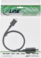 Kabel inLine Displayport HDMI 4K M/M 2 meter zwart-2