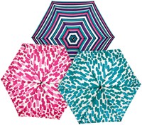 Paraplu miniMAX® opvouwbaar handopening windproof doorsnede 100 cm gemixte kleuren-2