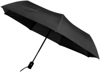 Paraplu  opvouwbaar automatisch uit- en inklapbaar windproof zwart-3