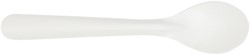 Lepel IEZZY 18cm papier 50stuks wit