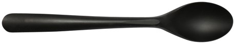 Lepel IEZZY herbruikbaar CPLA 190mm 50 stuks zwart