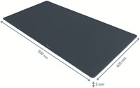 Bureau-onderlegger Leitz Cosy 80x40cm oprolbaar grijs-2