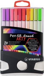 Brushstift STABILO Pen 568/20 Arty assorti set à 20 stuks