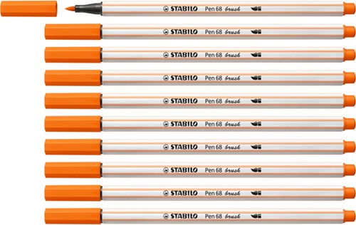 Brushstift STABILO Pen 568/30 bleek vermiljoen-4
