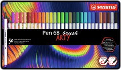 Brushstift STABILO Pen 568 Arty blik à 30 kleuren