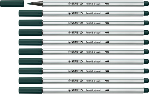 Brushstift STABILO Pen 568/63 aardegroen-4