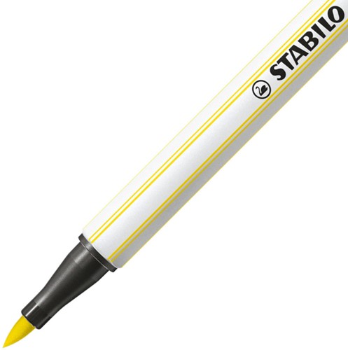 Brushstift STABILO Pen 568/24 citroengeel-2