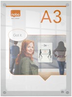 Infobord Nobo Premium Plus A3 acryl wand-3