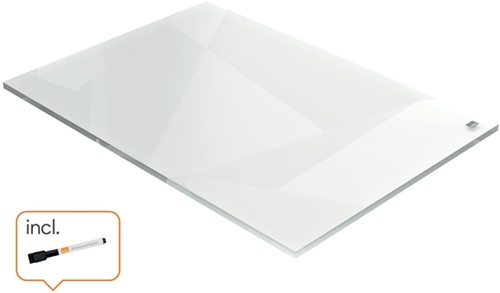 Notitiebord Nobo transparant acryl A4-1