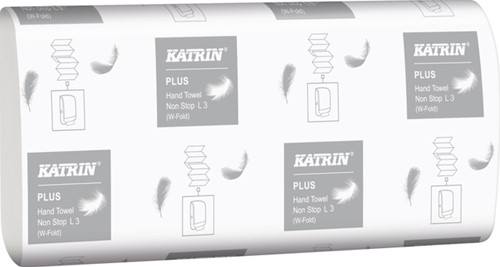 Handdoek Katrin 61600 W-vouw Plus 3laags 20,3x32cm 25x90st-2