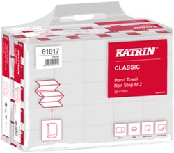 Handdoek Katrin 61617 Z-vouw Classic 2laags 20,3x24cm 25x160st