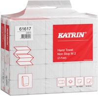 Handdoek Katrin Z-vouw 2-laags wit 240x203mm 25x160st-2