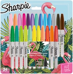 Viltstift Sharpie bigpack Flamingo à 24 kleuren