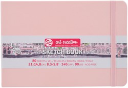 Schetsboek Talens Art Creation roze 21x15cm 140gr 80vel