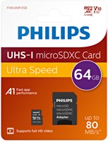 Geheugenkaart Philips micro SDXC Class 10 UHS-I U1 64GB-2