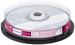 DVD-R Philips 4.7GB 16x SP 10 stuks