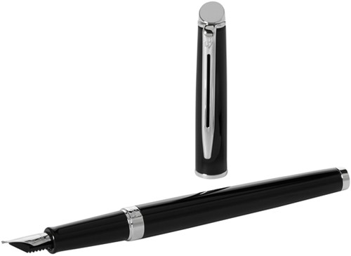 Vulpen Waterman Hémisphère black lacquer CT medium-4