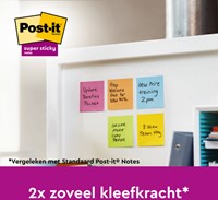 Memoblok Post-it 675-6 Super Sticky 101x101mm Oasis 6 stuks-1