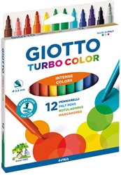 Viltstift Giotto Turbo Color assorti 12st