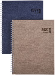 Agenda 2027 Brepols Ecotiming Kazar 7dagen/2pagina's spiraal assorti