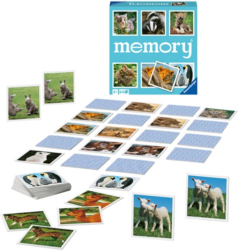 Spel Ravensburger Memory Animal babies-2