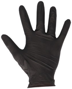 Handschoen CMT M soft nitril zwart-2