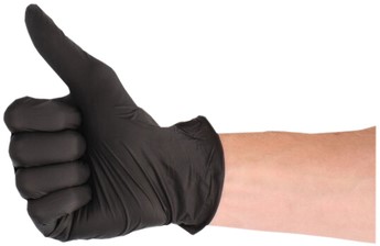 Handschoen CMT L soft nitril zwart-2