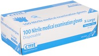 Handschoen CMT XL nitril blauw