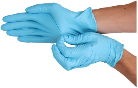 Handschoen CMT S nitril blauw-3