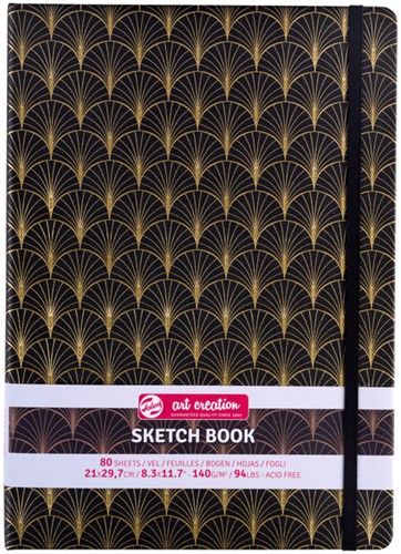 Schetsboek Talens Art Creation Art Deco 21x29,7cm 140gr 80vel