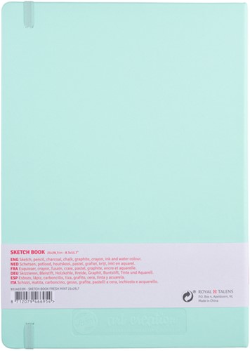 Schetsboek Talens Art Creation frisse munt 21x29,7cm 140gr 80vel-2