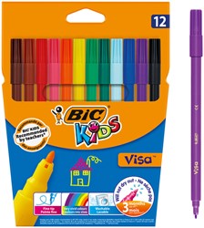 Kleurstift Bic Kids Ecolutions Visacolor assorti